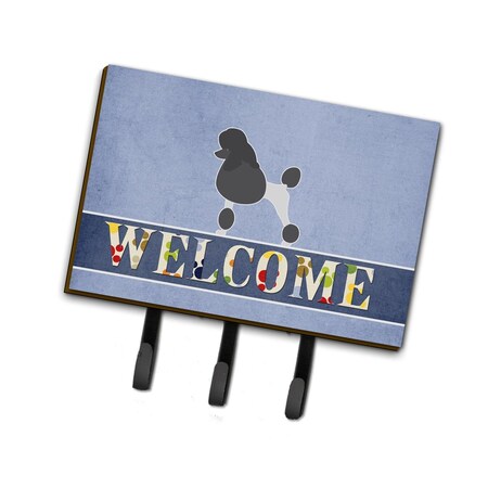 Carolines Treasures Poodle Welcome Leash or Key Holder BB5543TH68